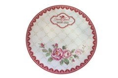 French rose 4 lü tatlı tabağı