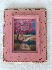 Rope Pink Ahşap Çerçeve 25 x 30