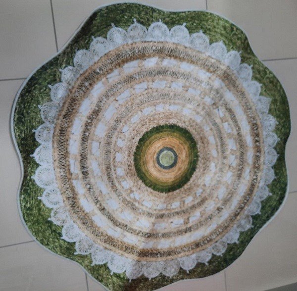 Yuvarlak Kaymaz Halı  120*120