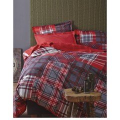 Karaca Home Athena Kırmızı Ranforce Çift Kişilik Complete Set