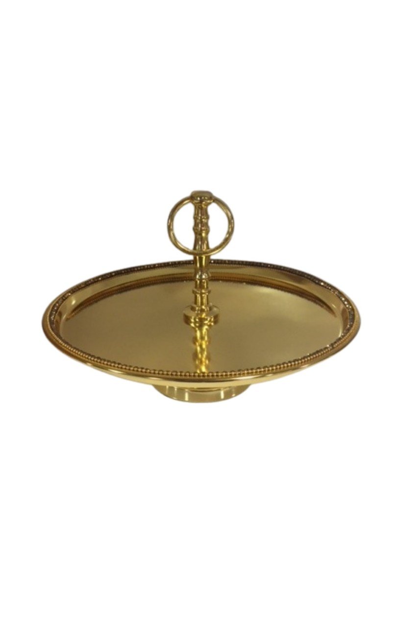 Amber ayaklı meyvelik 28 cm