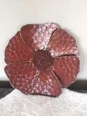 Bordo Çiçek Duvar Süsü 26 Cm P191.859215