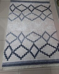 Kaymaz Taban Beyaz-Gri 120*180 Halı