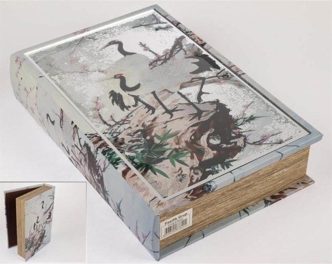 Mikasa Moor Leylek Kitap Şek Aynalı Kutu 33 x 22 cm