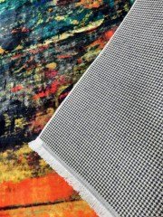 Renkli Yumuşak Dokulu 120*180 Kilim Tabanlı Halı