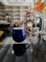 Beyaz Porselen Tekli Nescafe Kupa Kaı-010588