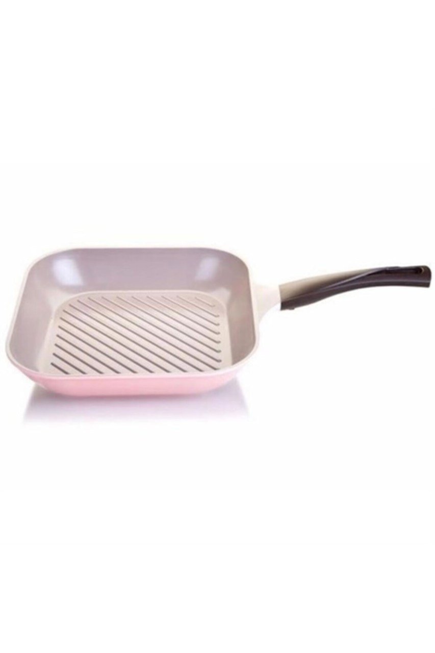 Cheftopf Pembe Kare Grıll Tavası 28 cm
