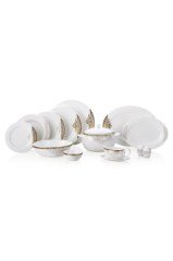 Casbah Gold 12 Kişilik 76 Parça Royal Bone China Yemek Takımı