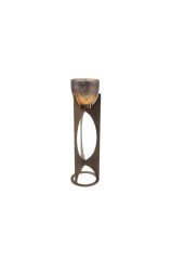 Vintage Bronz Cam Mumluk 14x47cm