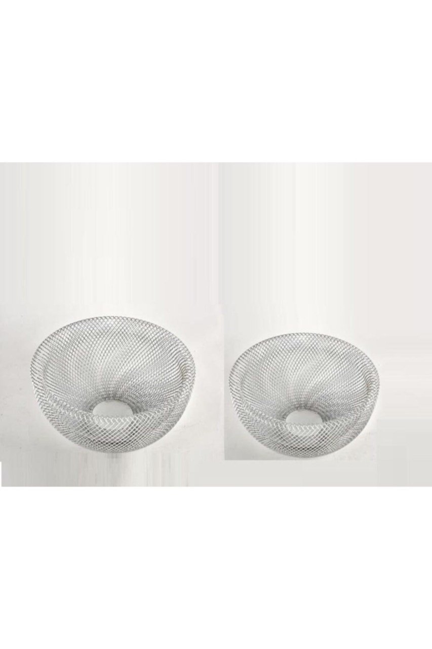 Setabıanca Marble Dekor Metal Kase Sılver 29*29*15-25*25*13cm